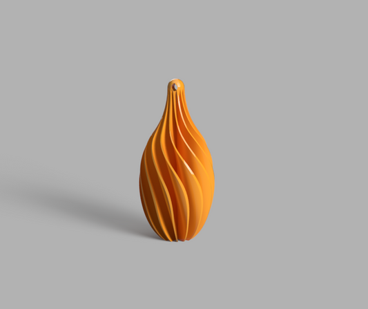 🎄Julekule Spiral - Høy