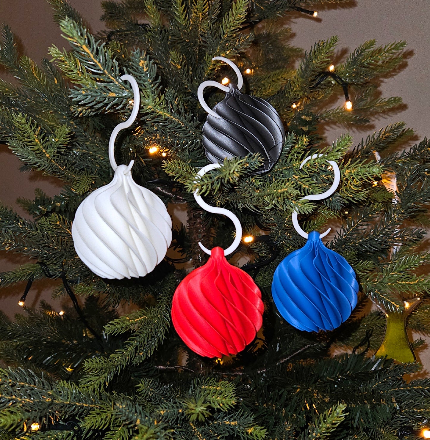 🎄Julekule i spiradesign