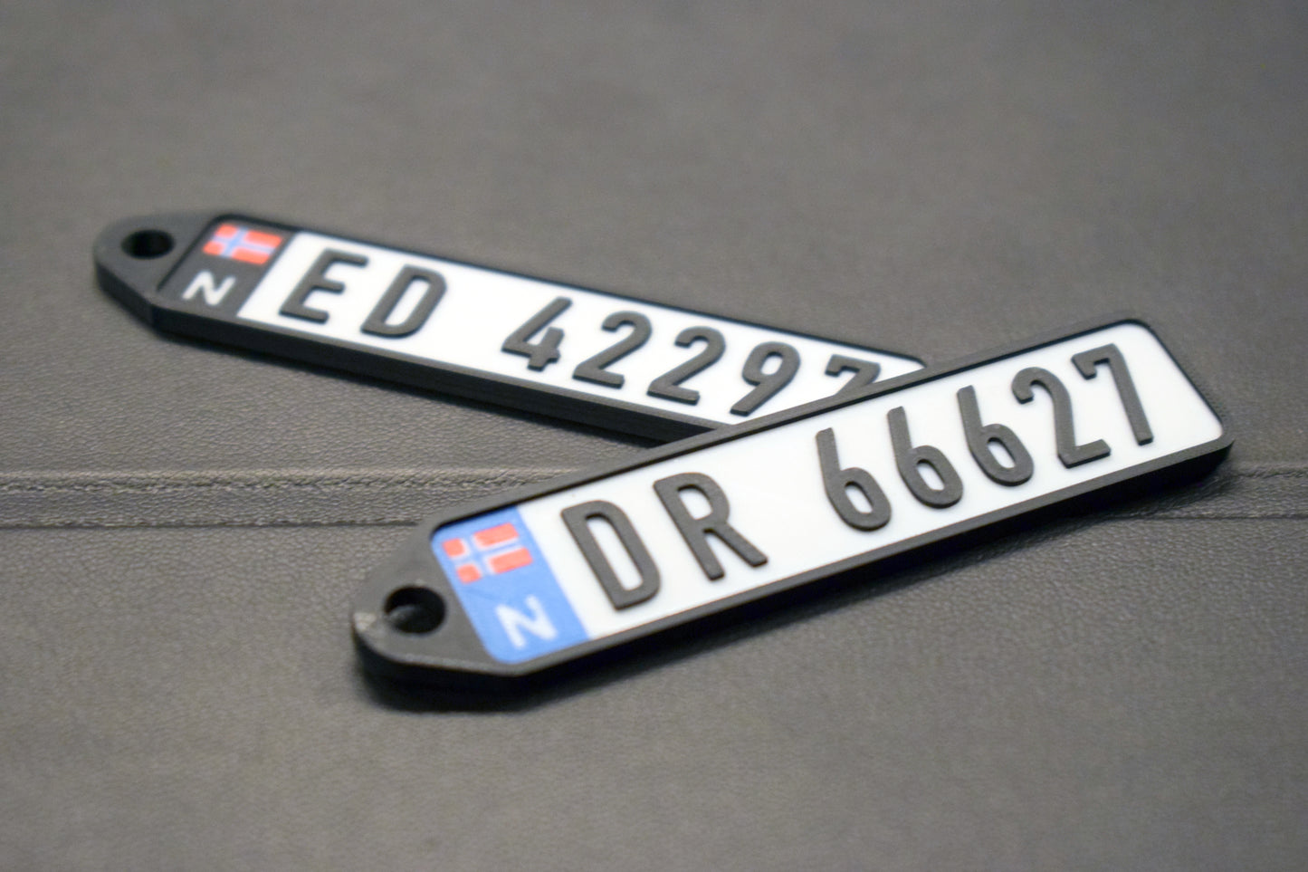 🗝️License plate keychain - Blue EU field 