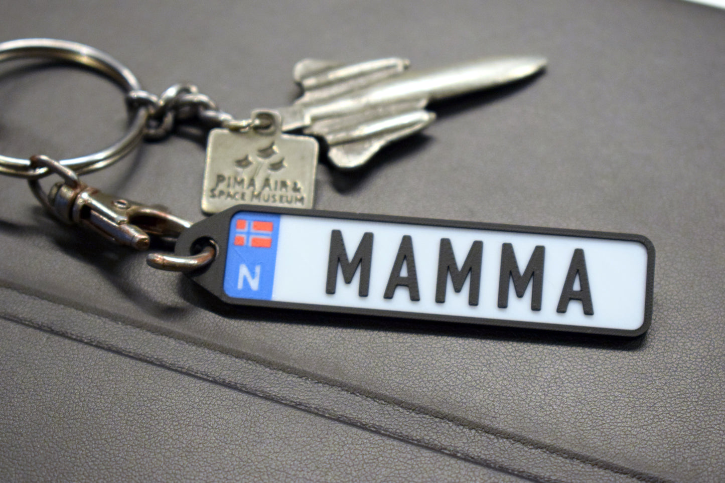 🗝️License plate keychain - Blue EU field 