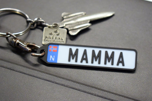 🗝️License plate keychain - Blue EU field 