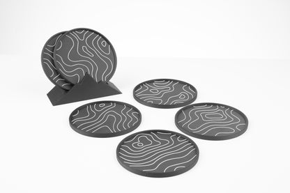 🍵Topographic Coasters