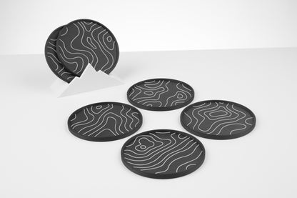 🍵Topographic Coasters