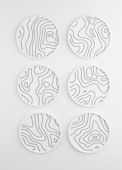 🍵Topographic Coasters