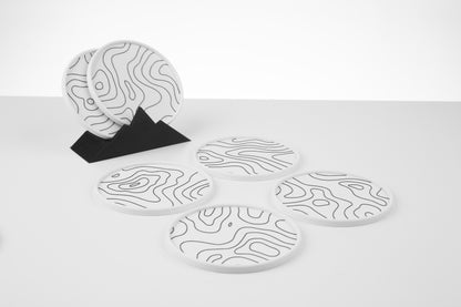 🍵Topographic Coasters