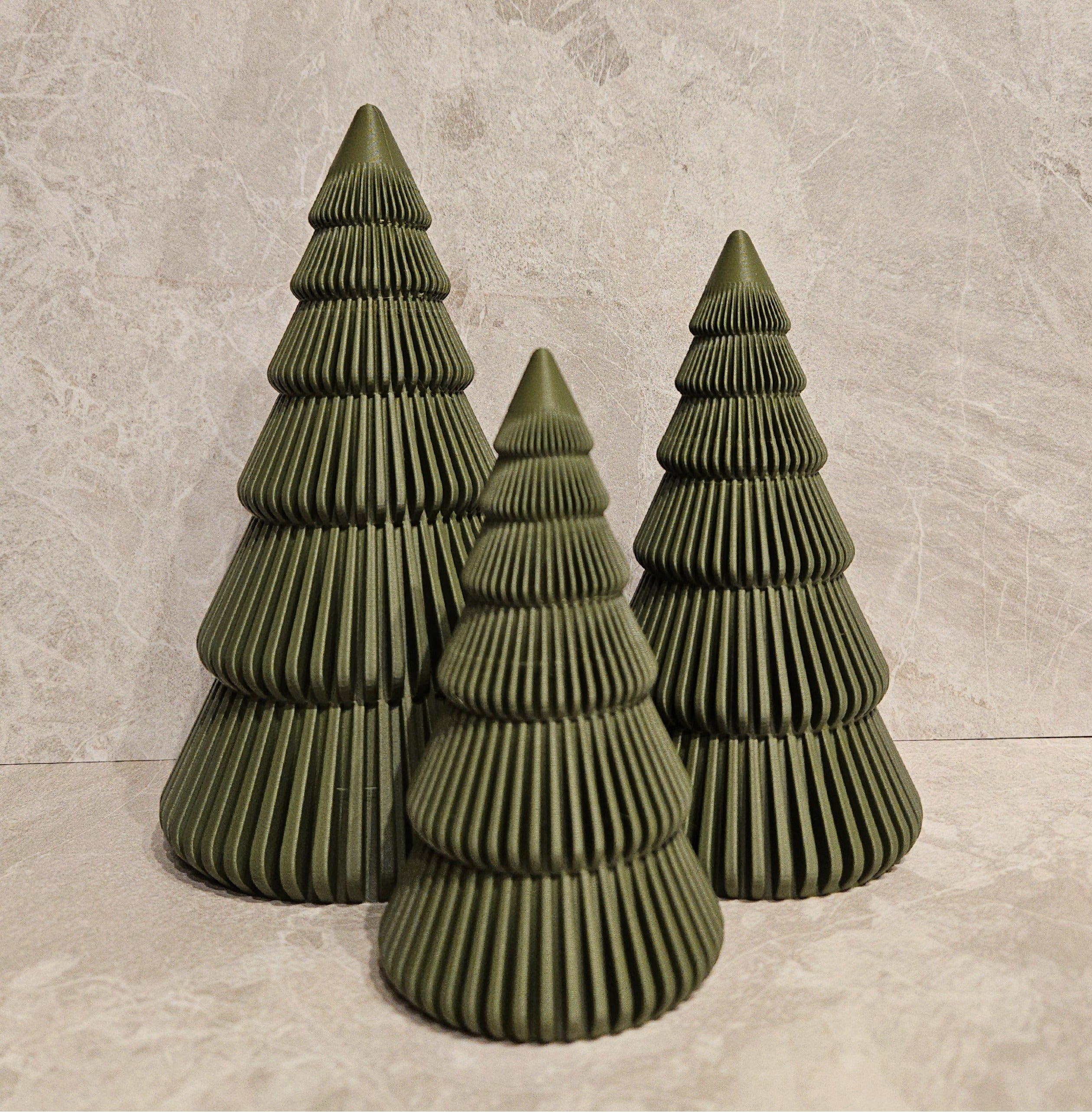 🎄Juletre 3-pk, moderne og stemningsfulle