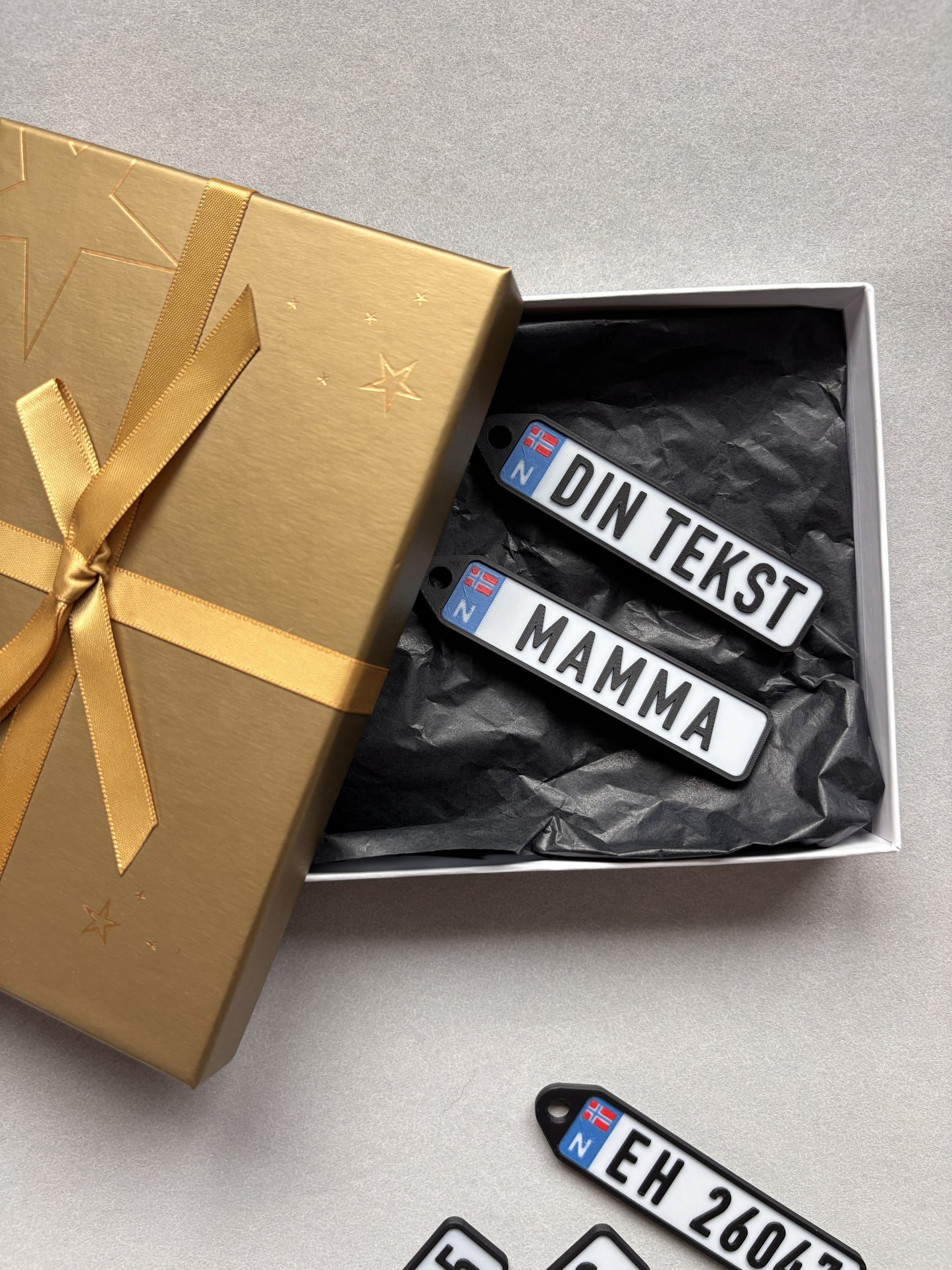 🗝️License plate keychain - Blue EU field 