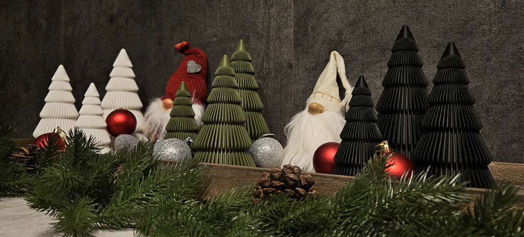 🎄Juletre 3-pk, moderne og stemningsfulle